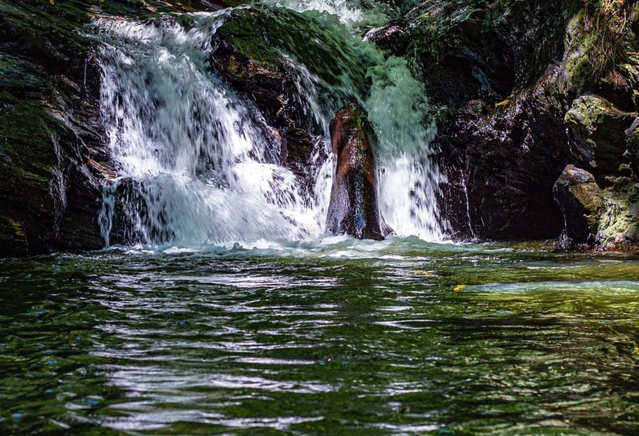 Una de las piscinas naturales en el jerte